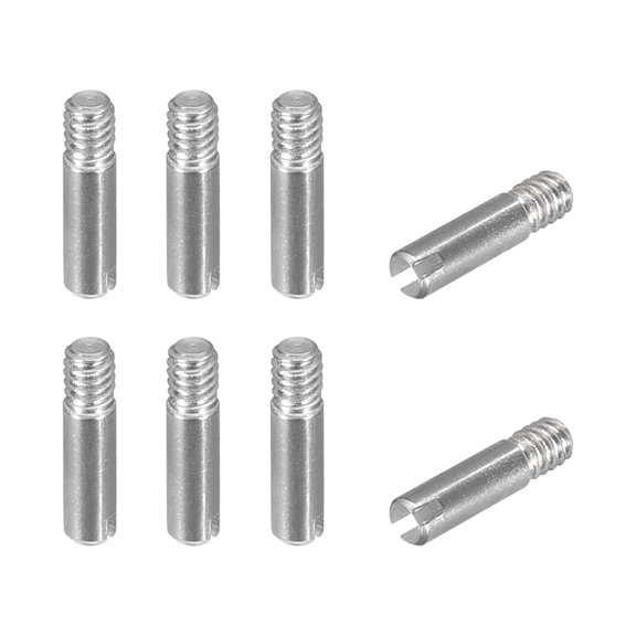 Uxcell 8Pack M2 x 8mm Slotted Cylindrical Pin 304 Stainless Steel Dowel Locating Pin