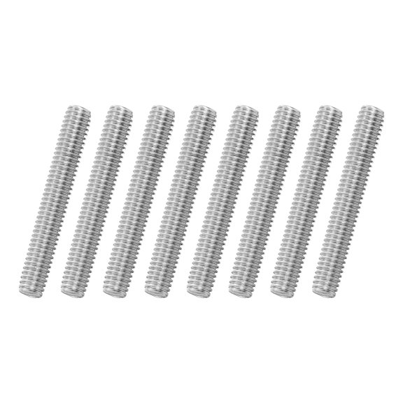 Uxcell 8Pack M6x40mm 316 Stainless Steel Fully All Threaded Rod Studs, 1mm Pitch
