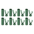 thumbnail image 1 of Uxcell 8Pack Shoelace Tips Alloy Shoelace Head, Dark Green Cylindrical Shoe Lace Ends Cords End Tip for Clothes, 1 of 6