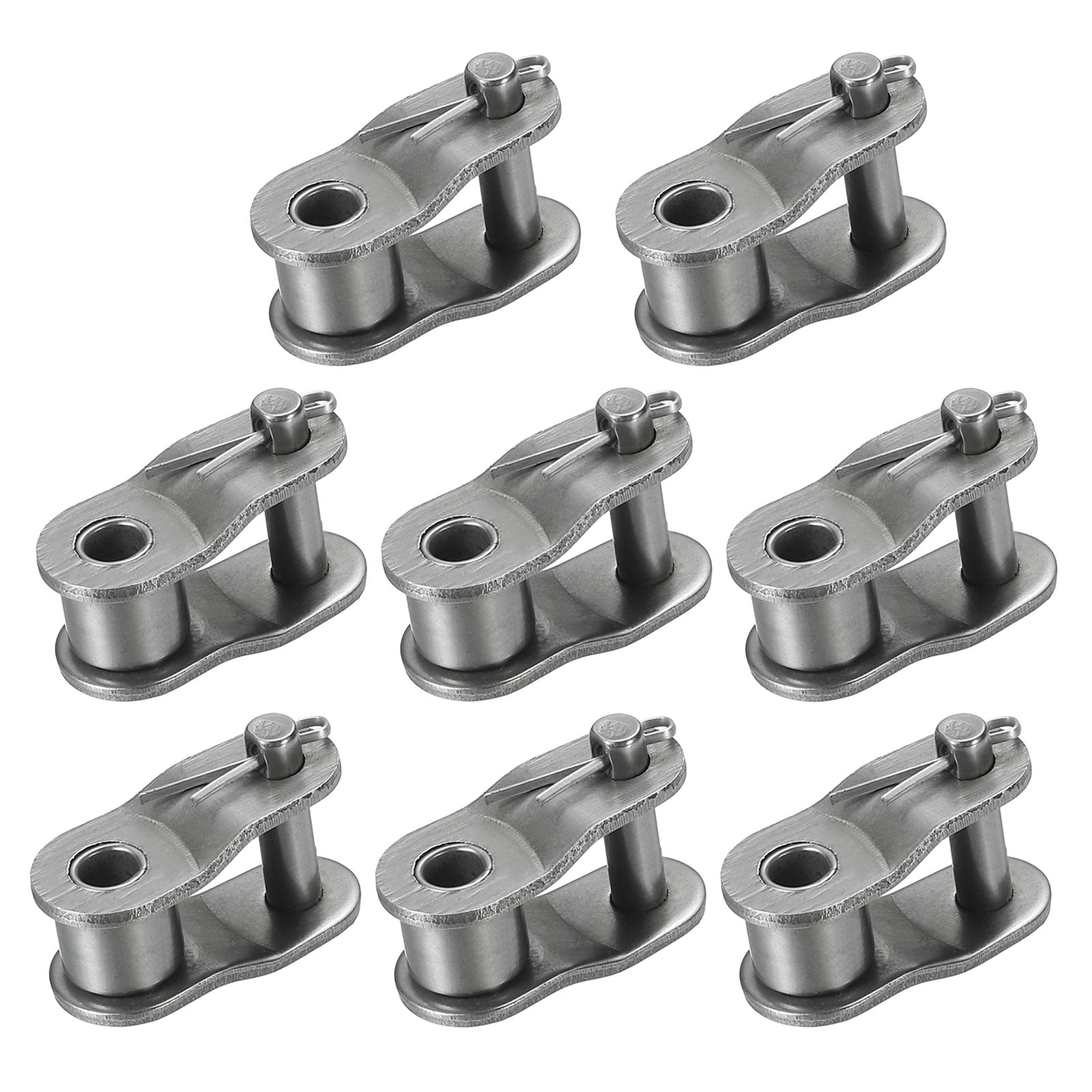 Uxcell 8Pcs 085-1/#41-1 Chain Offset Half Link Roller Carbon