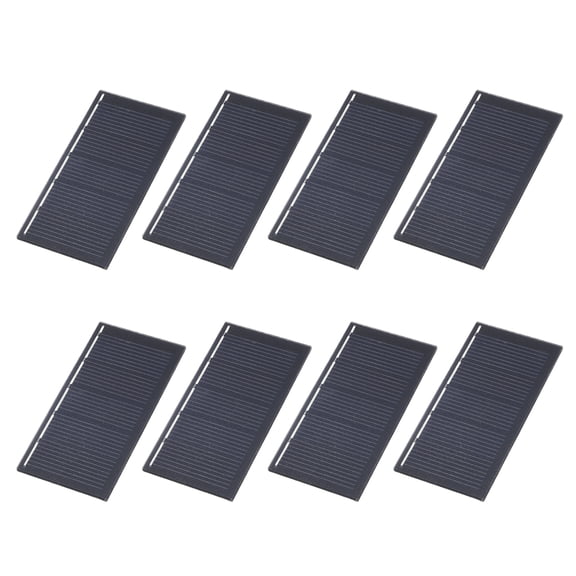 Uxcell 8Pcs 2.5V 0.325W 130.0mA Mini Solar Panels Small Solar Photovoltaic Power Cells Charge DIY Electric Toy Materials Kits