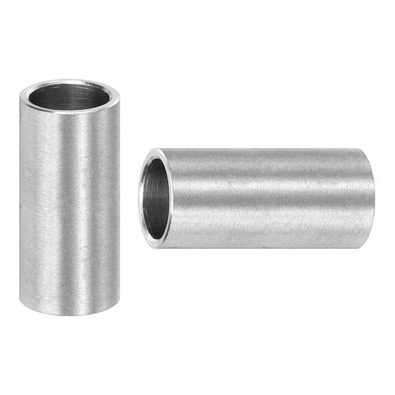 Uxcell 8Pcs 304 Stainless Steel Standoff Spacer 8x10x25mm for M8 Bolt/(IDxODxH) Column Spacer Unthreaded Standoff Screw Bright Finish for Outdoor DIY Electronics Industrial Mechanical Silver
