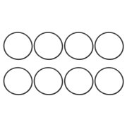 Uxcell 8Pcs AS-237 O-Rings 3-3/8" ID 3-5/8" OD 1/8" Width, Black, Nitrile Rubber 70 Durometer Round Sealing Gasket for Automotive Machine Faucet Plumbing Repair Tail Cap Assembly