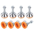 thumbnail image 1 of Uxcell 8Pcs Adjustable Leveling Feet, 2" Dia Base M12 x Thread Anti-slip Shock-absorbing Furniture Leveler Legs, 1 of 6