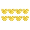 thumbnail image 1 of Uxcell 8Pcs Heart Shaped Rattan Ball Vase Filler Natural Rattan for Wedding Home Decoration Yellow 2 in, 1 of 5
