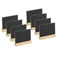 thumbnail image 1 of Uxcell 8Pcs Mini Tabletop Chalkboard Signs with Easel Stand (Rectangle, 3.9"x3"), 1 of 5