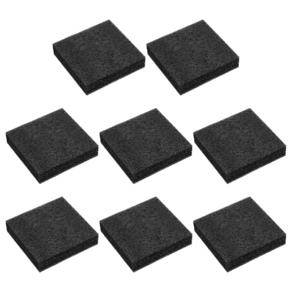 Uxcell 8Pcs Needle Felting Pad Foam Sponge Blocks Black 5.5x5.5x1.2in/High Density Felting Mat Foam Pads for DIY Felt Crafts Hand Embroidery Crochet Knitting Projects