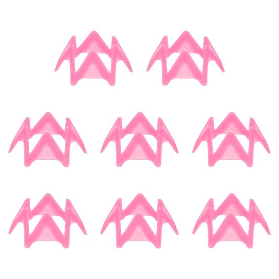 Uxcell 8Pcs Plastic Golf Tees, 0.8" Golf Simulator Tee Golf Practice Tee, Pink