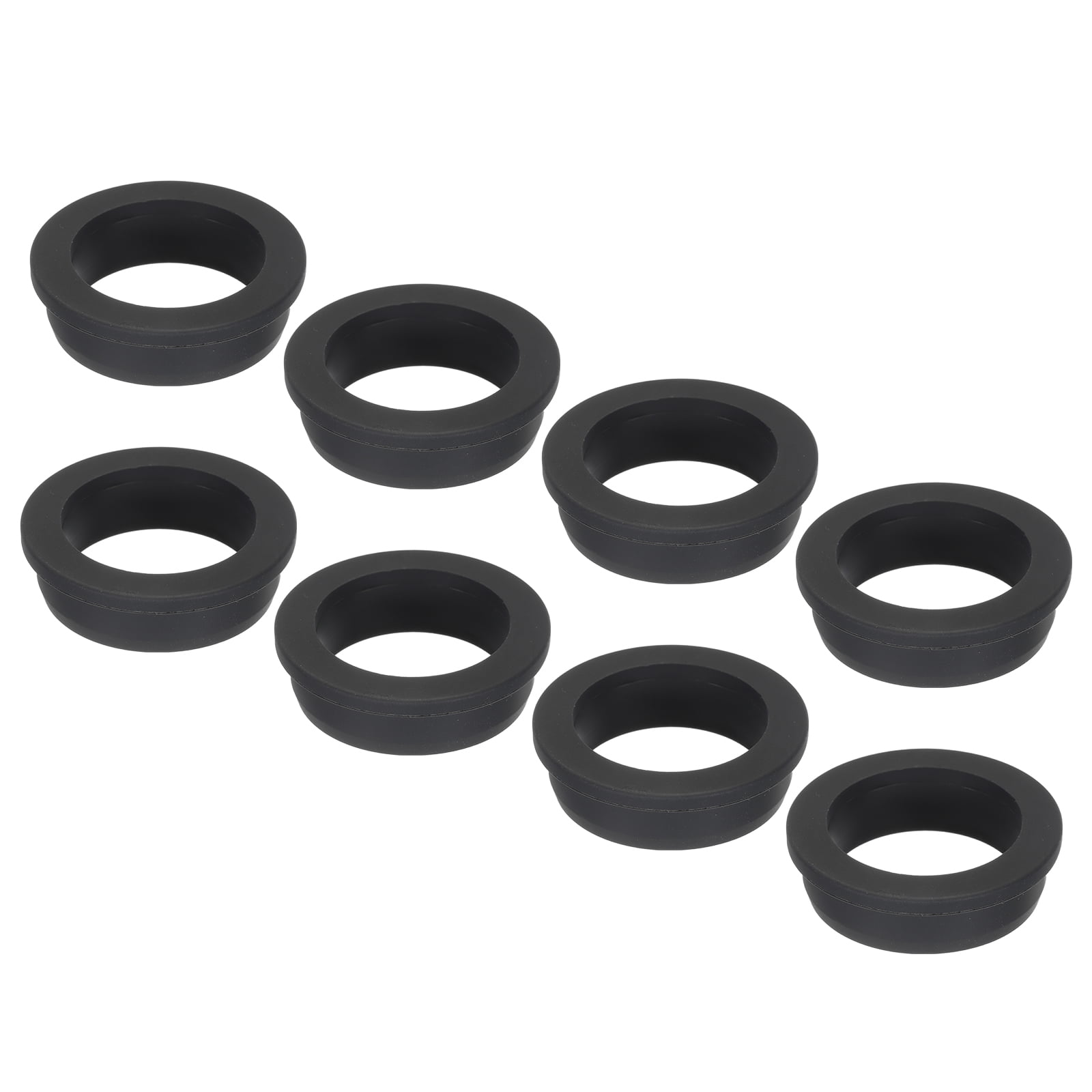 Uxcell 8Pcs T Shape Rubber Grommet Mount Dia 48.5mm,ID 38mm Seal Protection Cable Grommets Flexible