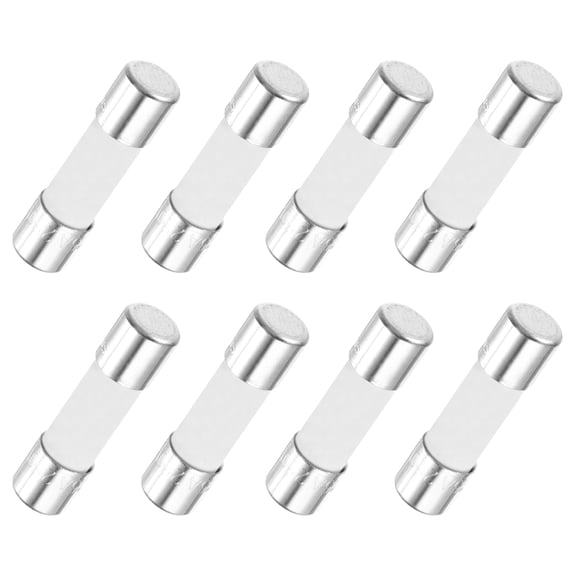 Uxcell 8Pcs Time Delay Fuse Ceramic Fuses Tube 5mm x 20mm 250V 15A for Repair Circuits