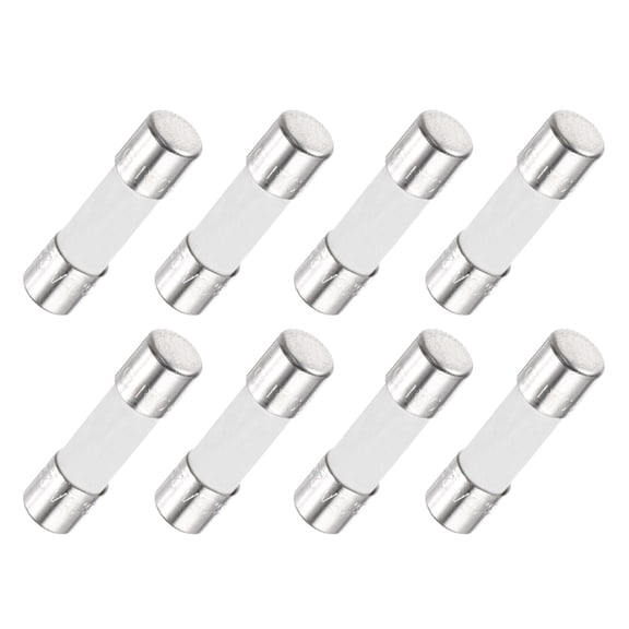 Uxcell 8Pcs Time Delay Fuse Ceramic Fuses Tube 5mm x 20mm 250V 3.15A for Repair Circuits