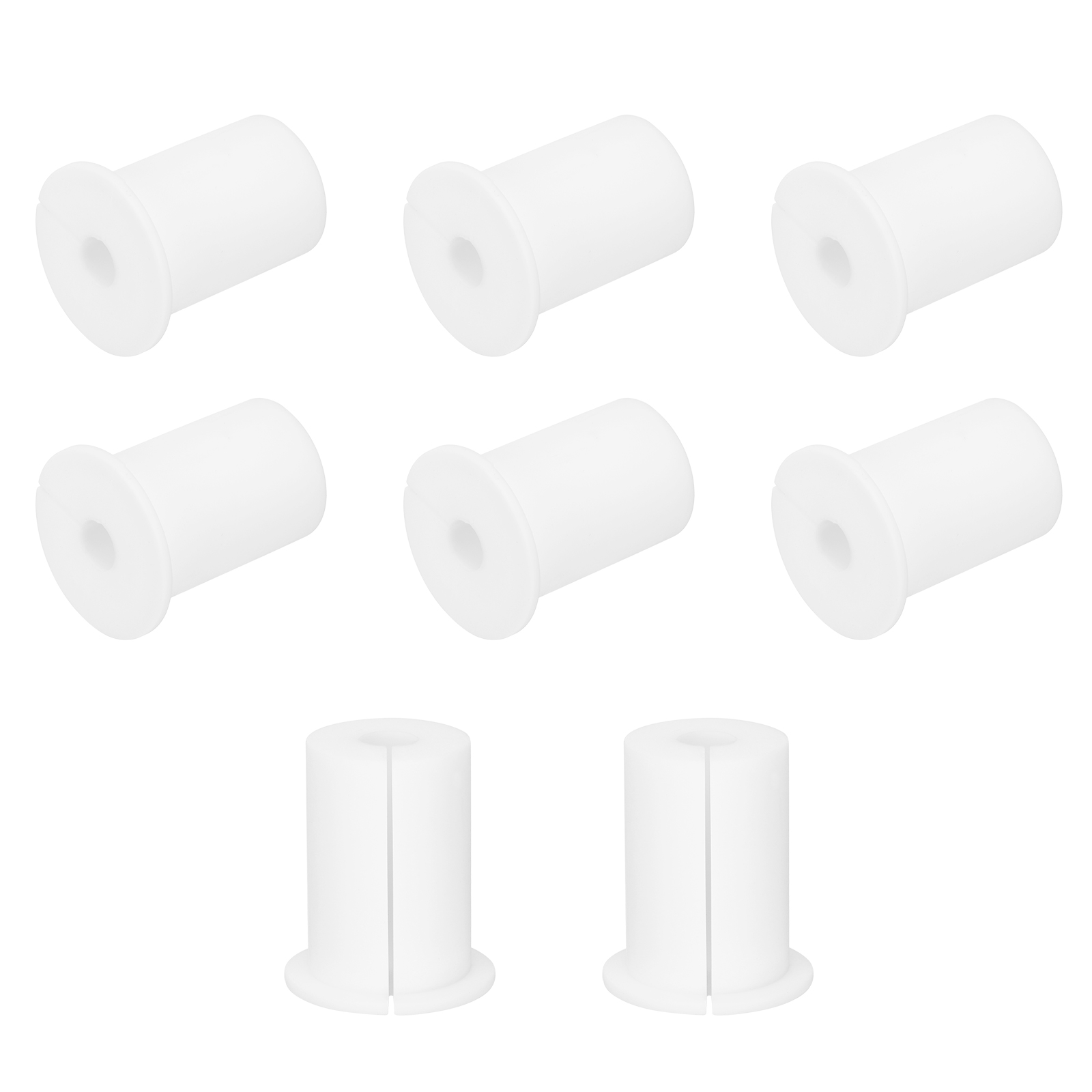 Uxcell 8Pcs Wall Grommets for Cables 1 Inch Silicone Cable Wall Bushing ...