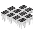 thumbnail image 1 of Uxcell 8Pin 0.3"x0.4"x0.2" Common Anode 2.1V LED Display Digital Tube Red 20 Pack, 1 of 6