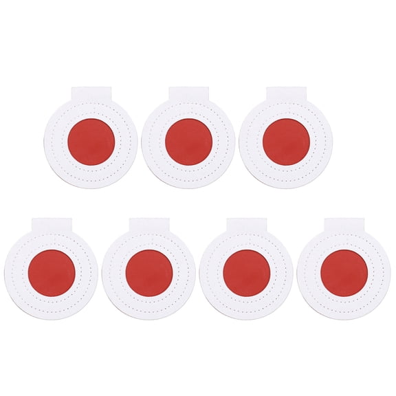 Uxcell Microfiber Bullseye Targets, Competition Game Target Shooting Practice Fabric Pad Disc Accuracy Training Tool 8cm