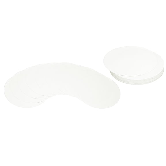 Uxcell 8inch Circle Card Stock, 50Pcs Round Shape Cutouts Paper, White