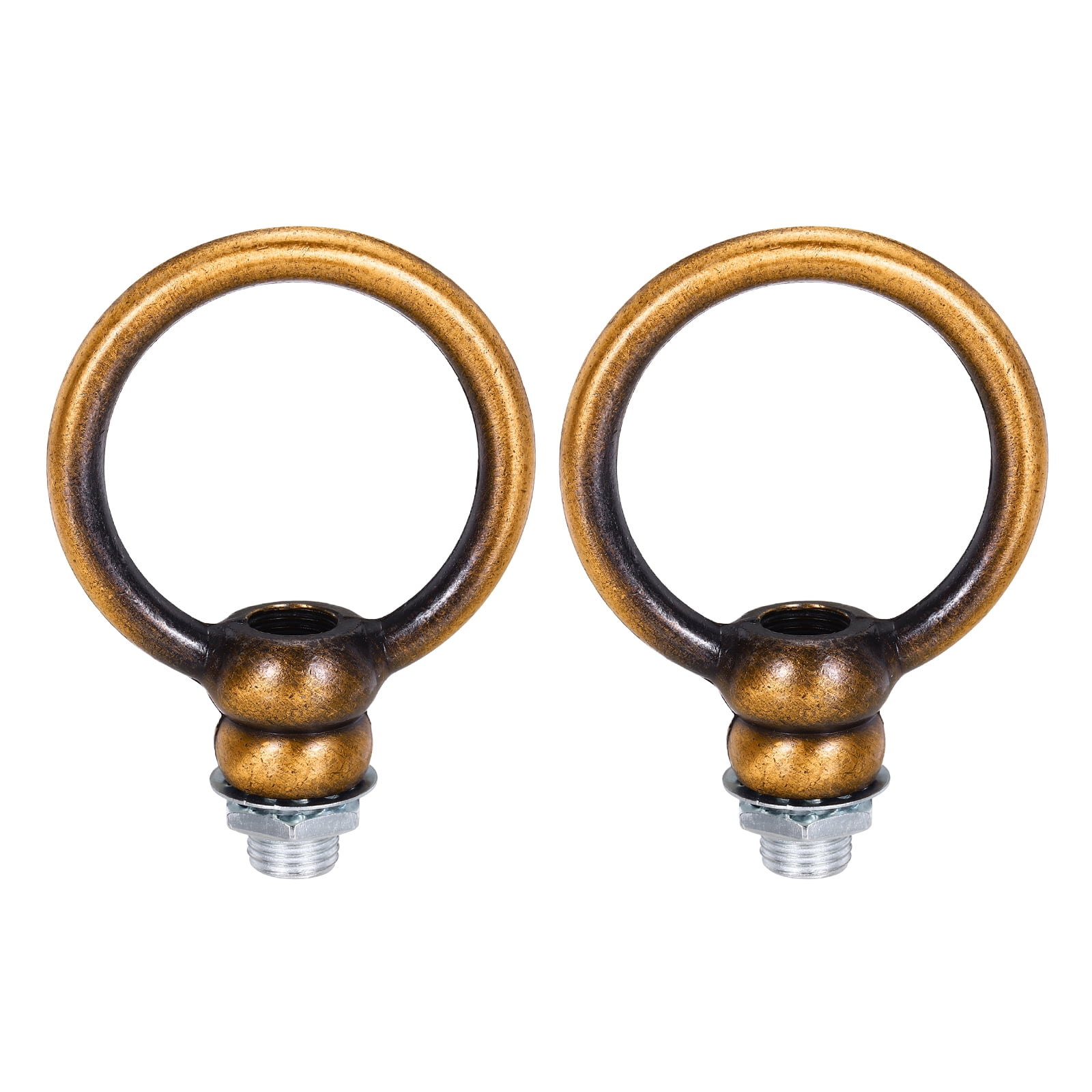 Uxcell 8kg Load M10 Lamp Female Loop Holder, 2 Set Lifting Eye Nut Hook ...