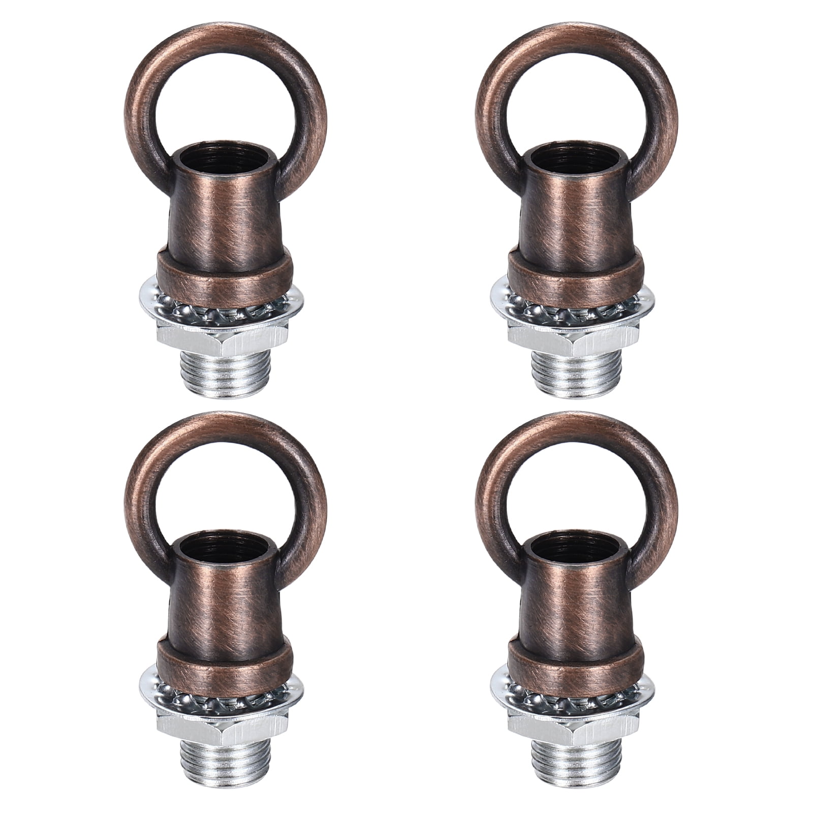 Uxcell 18lb Load Lamp Female Loop Holder 4 Set M10 Fine Thread Lifting ...