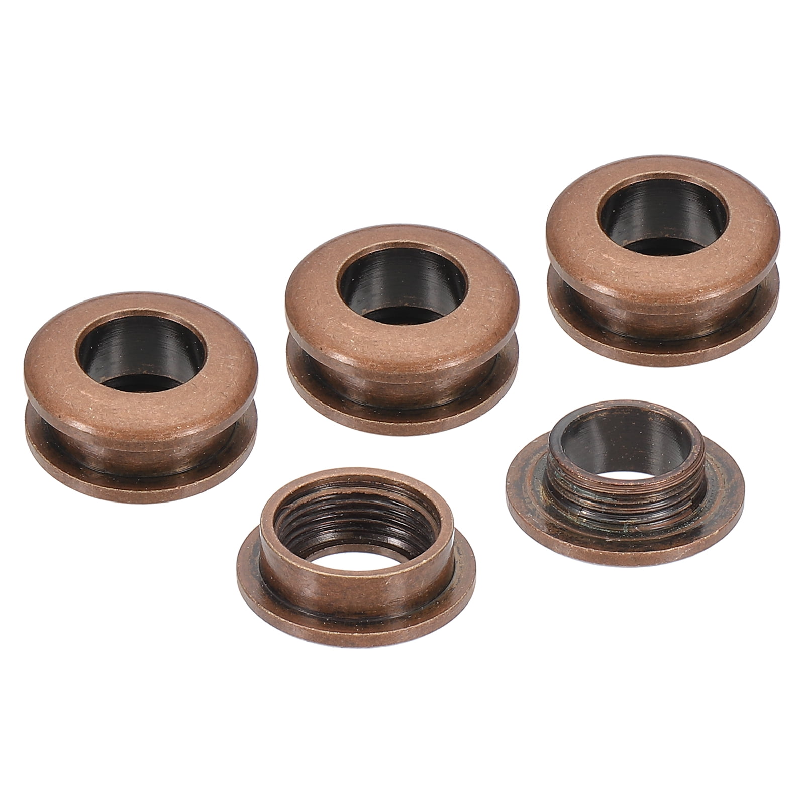 Surface Eyelets Uxcell 8mm(1/3 inch) Solid Brass Hole Eyelets, 4 Pcs Arc Surface Self ...