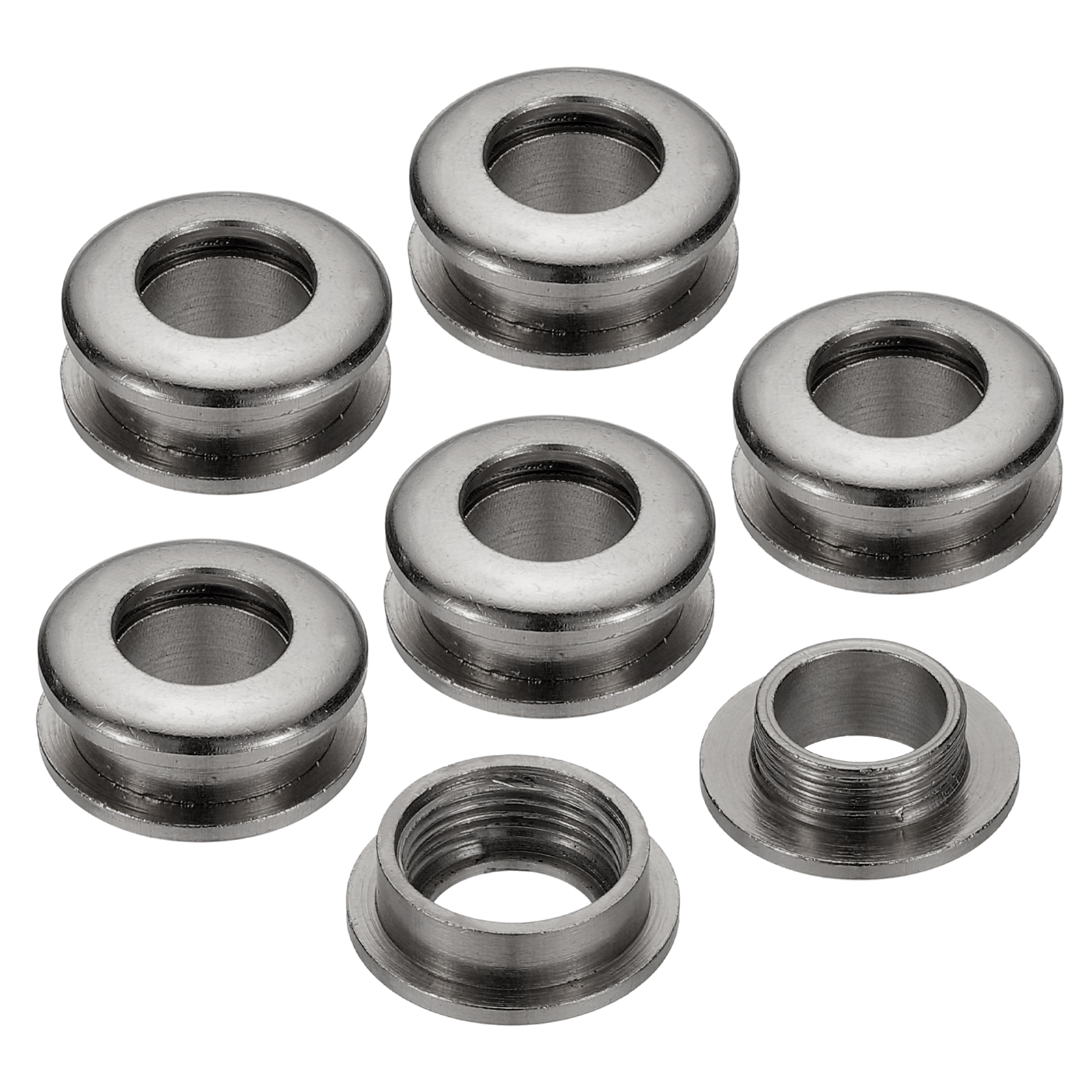 Surface Eyelets Uxcell 8mm(1/3 inch) Solid Brass Hole Eyelets, 6 Pcs Arc Surface Self ...