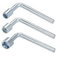 thumbnail image 1 of Uxcell 8mm 10mm 13mm Metric L Shaped Angled Open Hex 6 Point Socket Wrench, Single Ended, 1 of 5