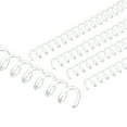 thumbnail image 1 of Uxcell 8mm(5/16") Plastic Spiral Binding Coils, 20 Pcs Binding Spirals 40 Sheet Capacity 3:1 Pitch Binding Spirals for Binding Paper Sheets, Transparent, 1 of 6