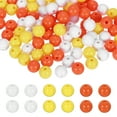thumbnail image 1 of Uxcell 8mm Acrylic Round Beads, 500Pcs Bubble Loose Smooth Spacer Beads Colorful with Hole Bulk for DIY Craft Jewelry Making Necklace Bracelet Earring, Yellow, 1 of 6