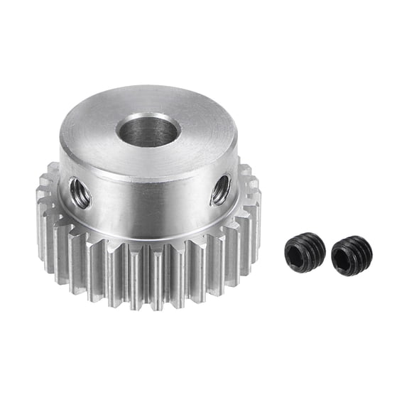Uxcell 8mm Aperture 30T Mod 1 Stainless Steel Spur Diff Differential Motor Pinion Gear