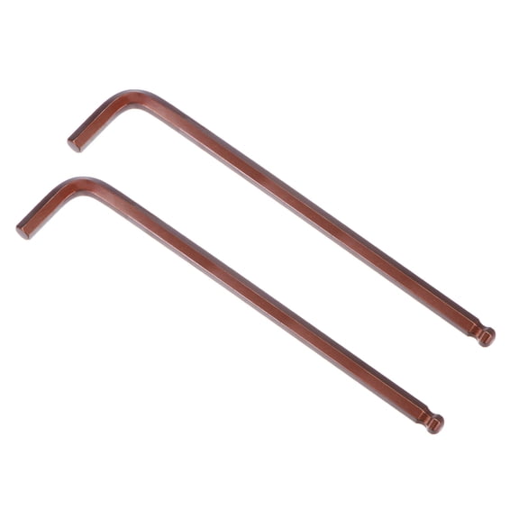 Uxcell 8mm Ball End Hex Wrench, L Shaped Long Arm S2 Steel Repairing Tool, Metric 2 Pack