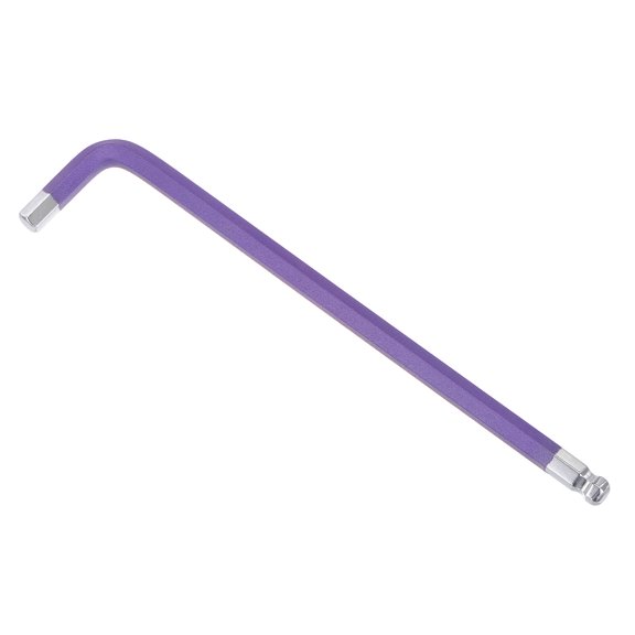 Uxcell 8mm Ball End Hex Wrench, L Shaped Long Arm S2 Steel Repairing Tool