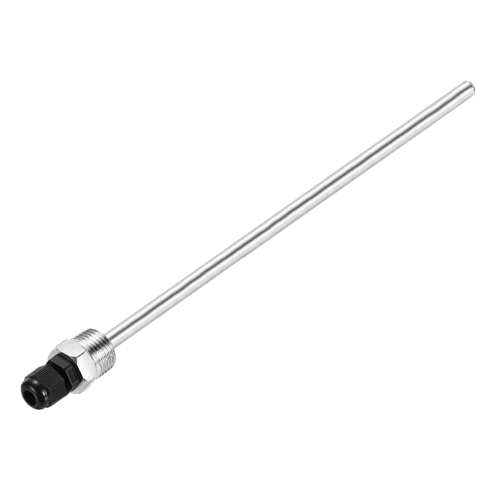 Uxcell 8mm Dia G1/2 Thermowell Weldless Stainless Steel 201 with Cable ...