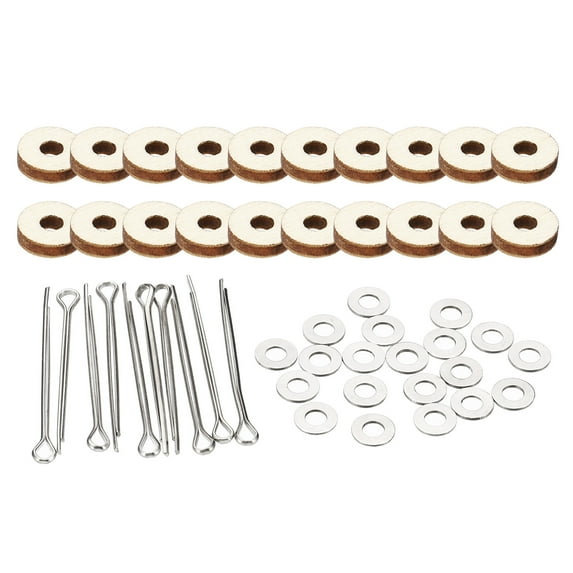 Uxcell 8mm Doll Joints, 20 Set Cotter Pin Joints Connector and Fiberboard Tray