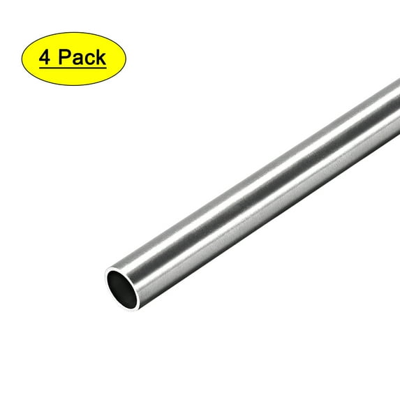 Uxcell 8mm OD 0.6mm Wall Thick 250mm Length 304 Stainless Steel Tube 4 Pack