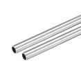 thumbnail image 1 of Uxcell 8mm OD 0.8mm Wall Thickness 300mm Length 304 Stainless Steel Tube Polishing 2 Pack, 1 of 5