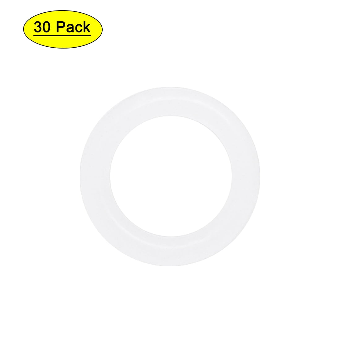 PATIKIL VMQ Silikon O-Ringe 4x1mm (AD X ID), 50 Stück, Weiß, Für -30°C Bis 200°C