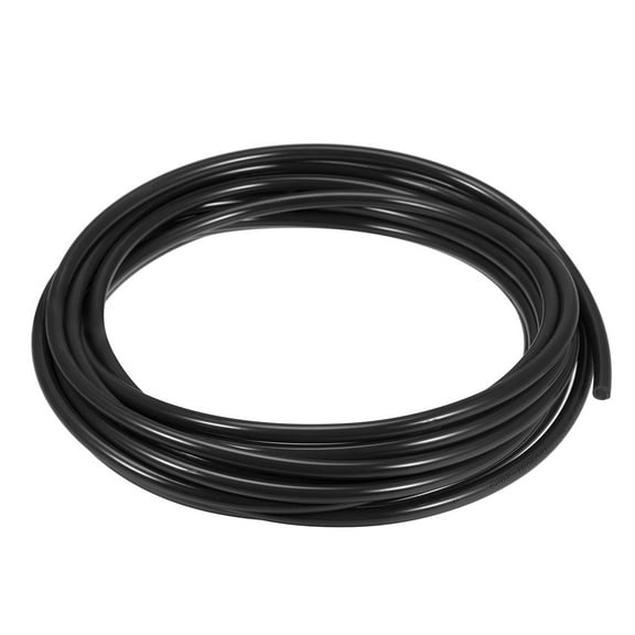 Uxcell 8mm OD 5mm ID 7m Long Black PU Air Tubing Pipe for Air Line Fluid Transfer