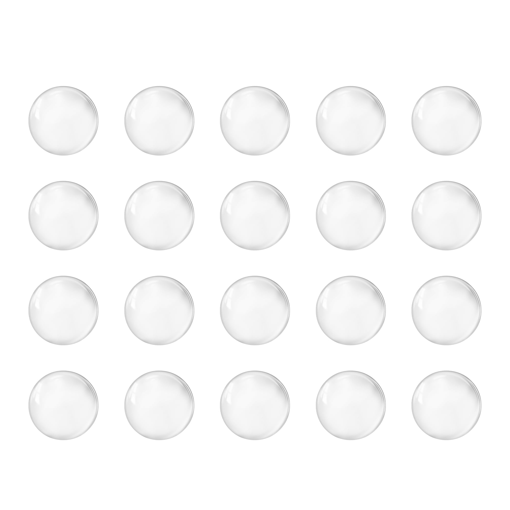 Uxcell 8mm Solid Round Clear Glass Ball Boiling Stones Soda Lime Glass