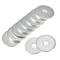 thumbnail image 1 of Uxcell 8mm x 30mm x 2mm Zinc Plated Carbon Steel Flat Washer for Screw Bolt 50 Pack, 1 of 1