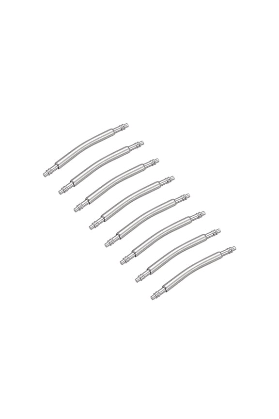 8pack Watch Band Link Pin, Spring Bar Pins 1.5mm Dia 16mm Length, Stainless Steel Double Flanged End Pins