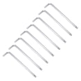 thumbnail image 1 of Uxcell 8pcs 3/8" Ball End Hex Key Wrench, L Shaped Long Arm CR-V Repairing Tool, SAE, 1 of 6