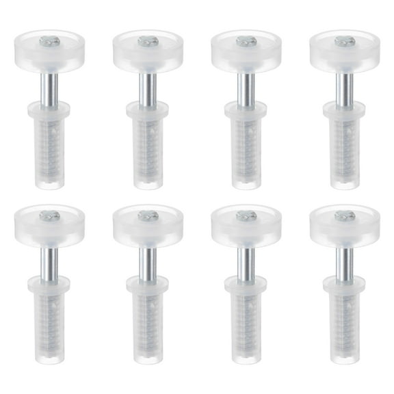Uxcell 8pcs Bi-Fold Closet Spring 7/8" OD Loaded Top Roller Guide Wheel for Folding Pocket Door Accordion Door Barn Door