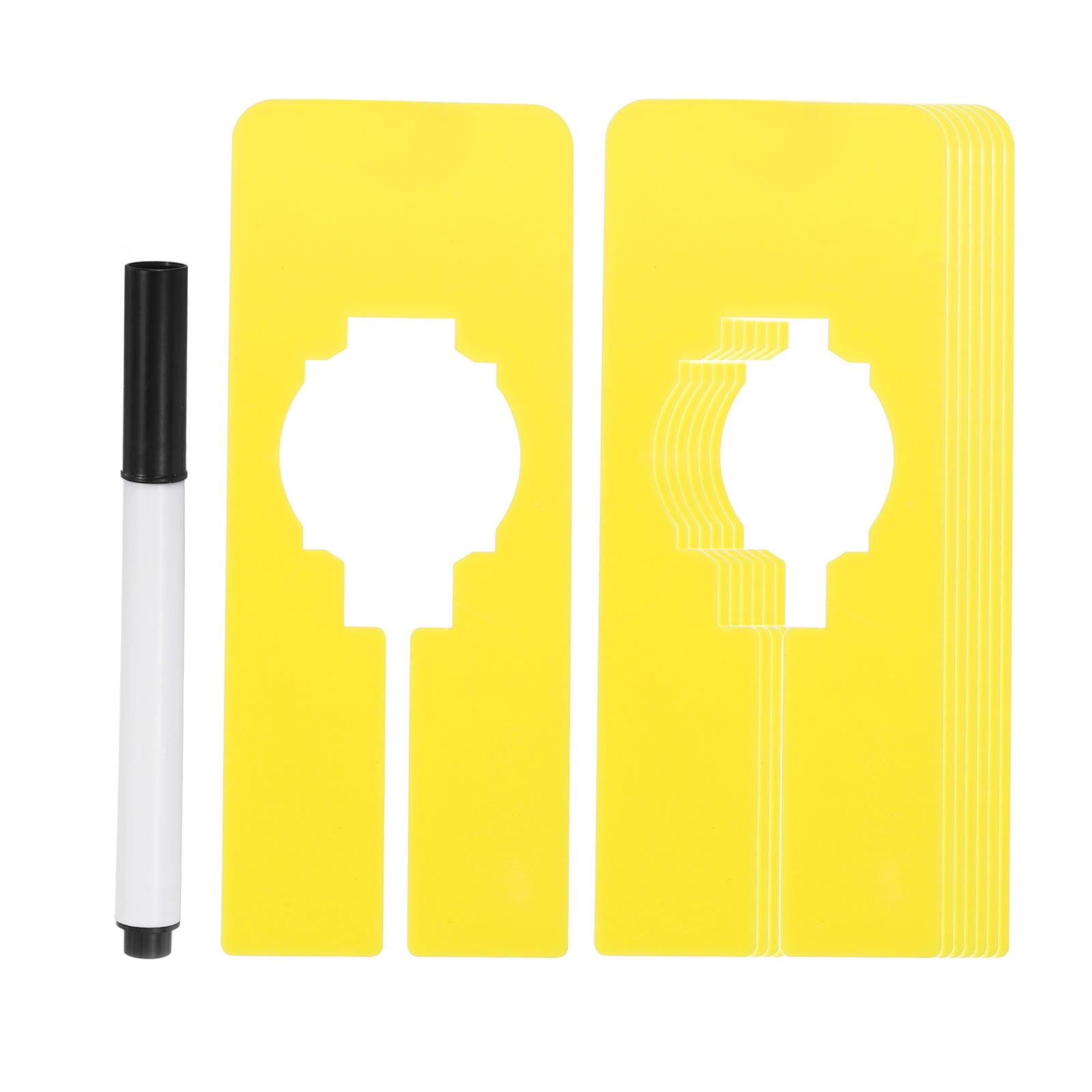 Uxcell 8pcs Clothes Dividers, Clothing Rack Rectangle Dividers with ...