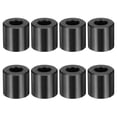 thumbnail image 1 of Uxcell 8pcs M6 Metal Spacers, M6 IDx1/2" ODx1/2" Length Aluminium Spacer Round Unthreaded Standoff Bushing Plain Finish for Screw Bolts, Black, 1 of 6