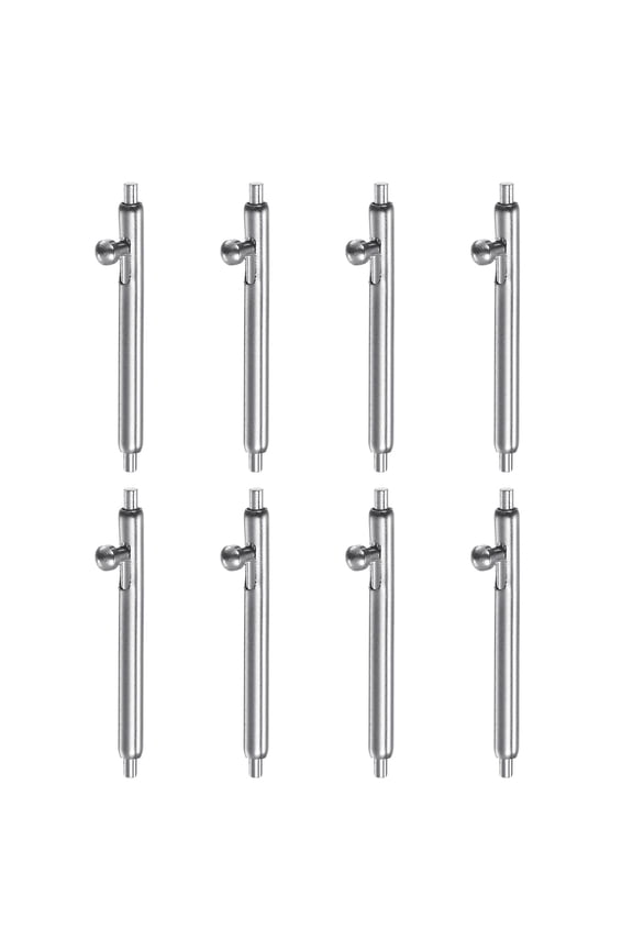 8pcs Quick Release Spring Bar 16mm Width 1.5mm Diameter Stainless Steel Watch Pins