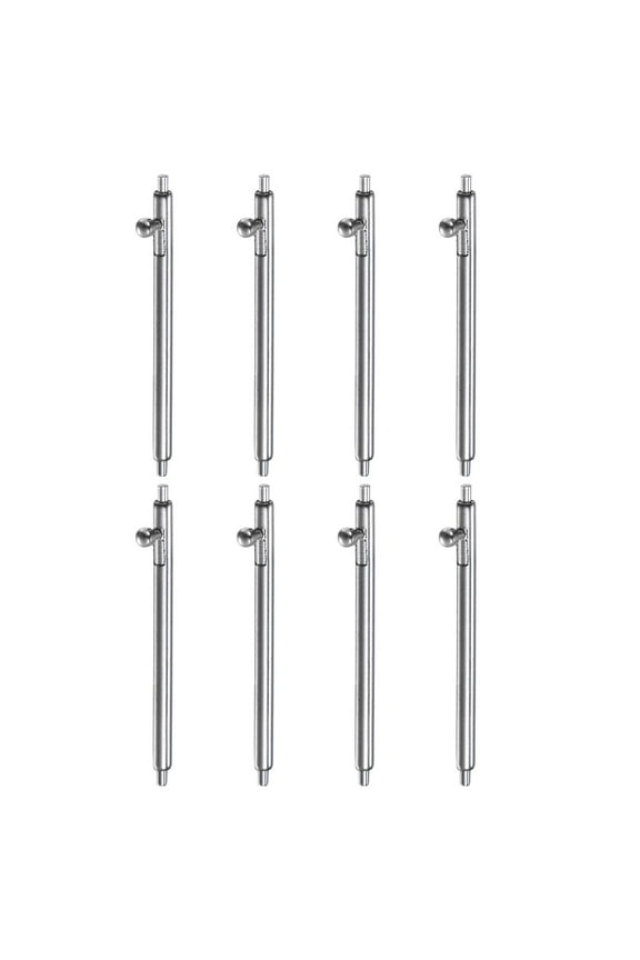 8pcs Quick Release Spring Bar 20mm Width 1.5mm Diameter Stainless Steel Watch Pins