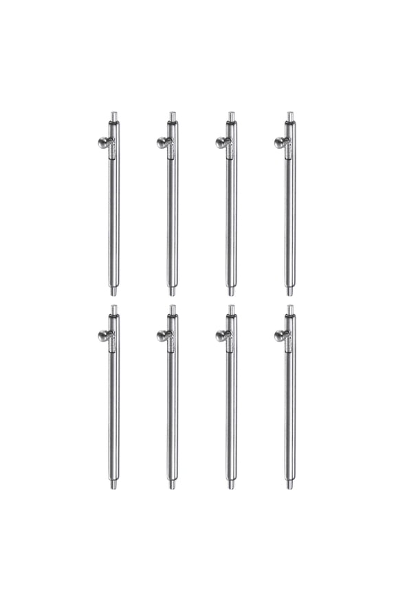 8pcs Quick Release Spring Bar 21mm Width 1.5mm Diameter Stainless Steel Watch Pins