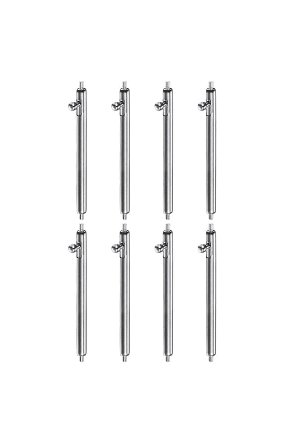 8pcs Quick Release Spring Bar 22mm Width 1.8mm Diameter Stainless Steel Watch Pins
