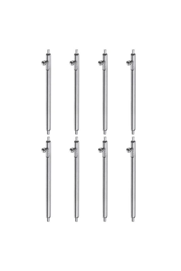 8pcs Quick Release Spring Bar 23mm Width 1.5mm Diameter Stainless Steel Watch Pins