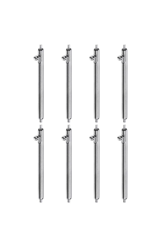 8pcs Quick Release Spring Bar 23mm Width 1.8mm Diameter Stainless Steel Watch Pins