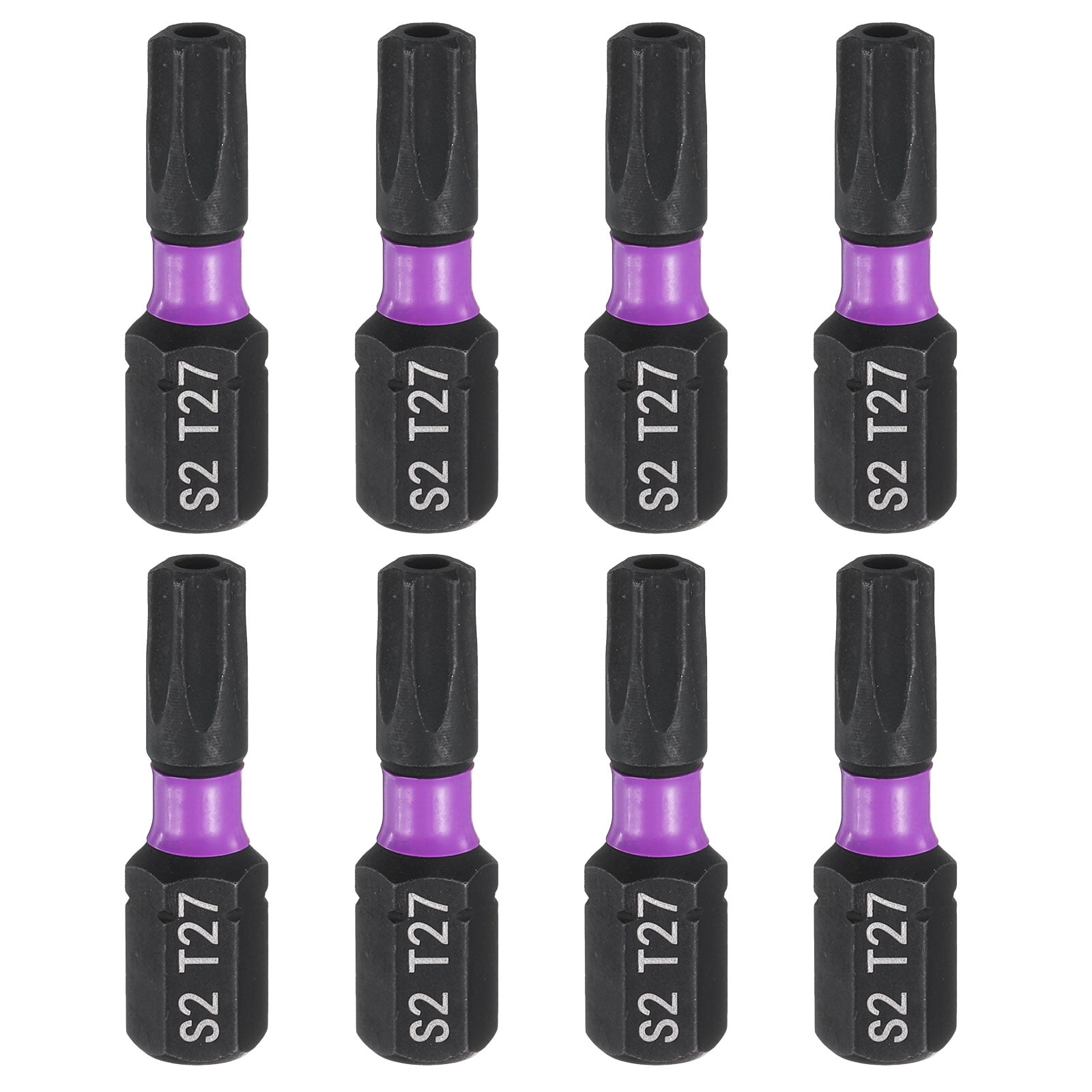 Uxcell 8pcs TT27 Torx Screwdriver Bit 1/4