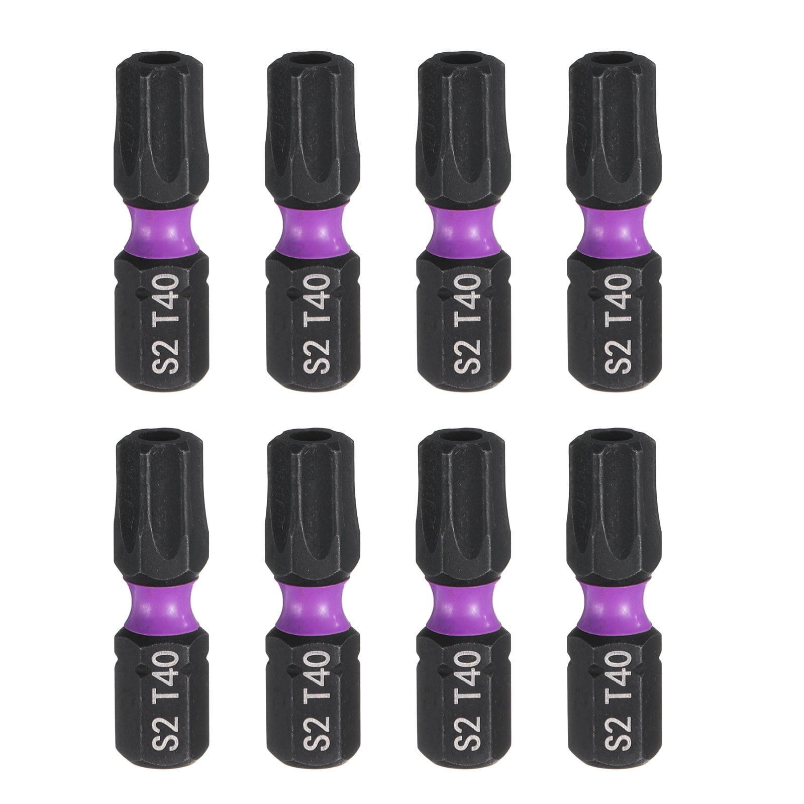 Uxcell 8pcs TT40 Torx Screwdriver Bit 1/4